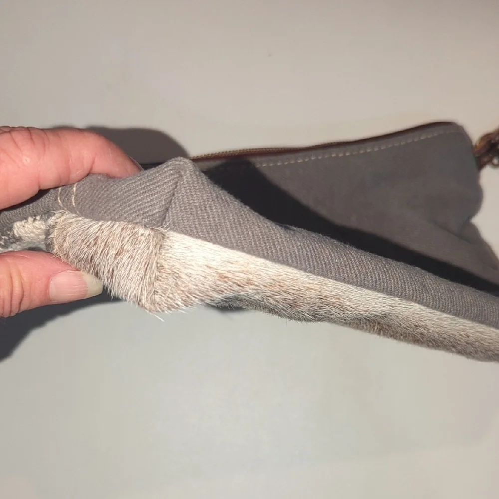 Myra Stylish Gray and Blue Women's Bag - Picture 6 of 7